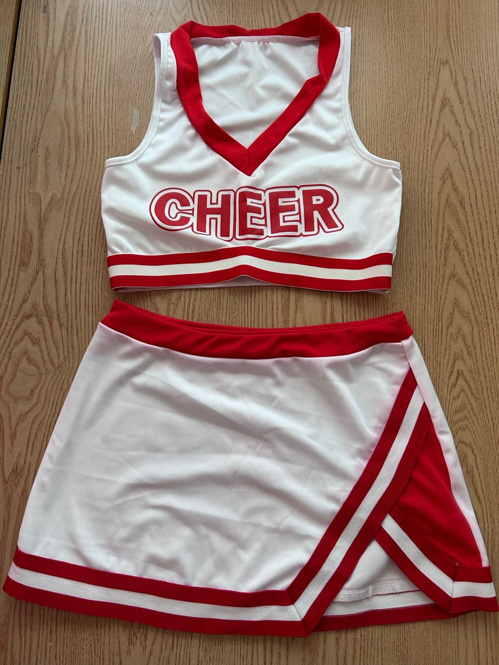 #4 New Women’s 4pc Cheerleader 📣 Halloween 🎃 Costume outfit size Small